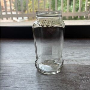 Clear Glass Jar